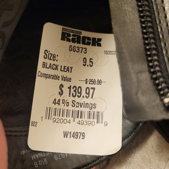 Cole Haan Black Ankle Booties with Pointed Toe - Picture 8 of 11